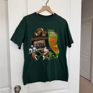 Nutmeg Mills Miami Hurricanes Graphic Tee Medium